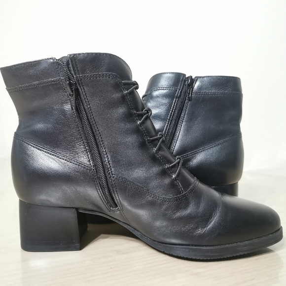 Laura Scott Betty Leather Ankle Boots - Picture 4 of 16